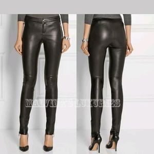 NEW GUCCI LEATHER PANTS size 42